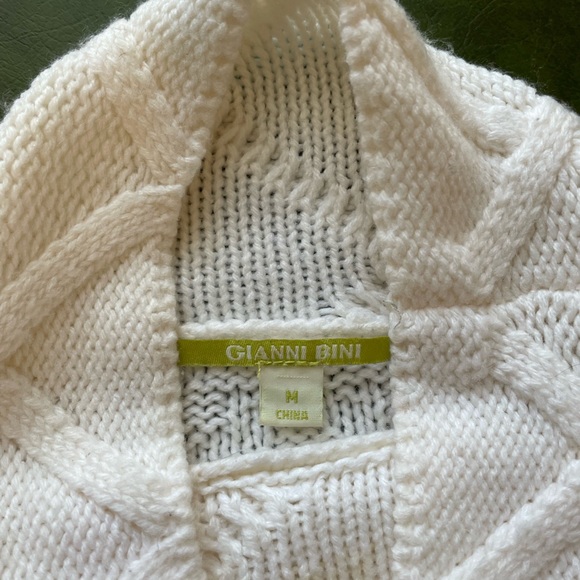 Ivory fringe knit sweater - Picture 3 of 3